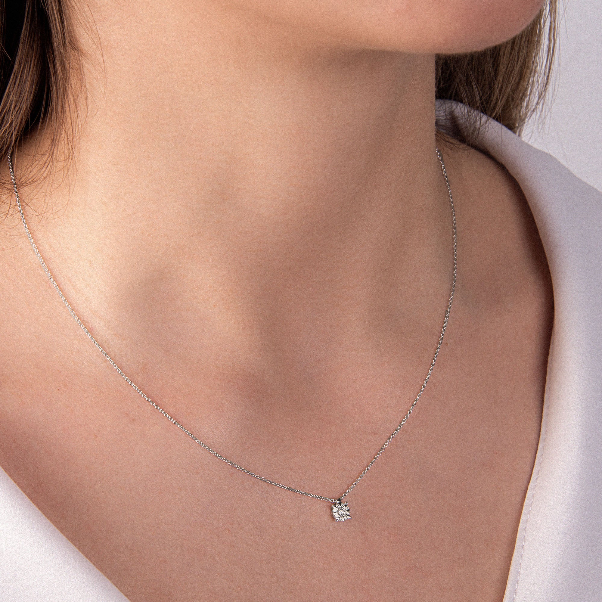 Girocollo Punto Luce Magic con Diamanti