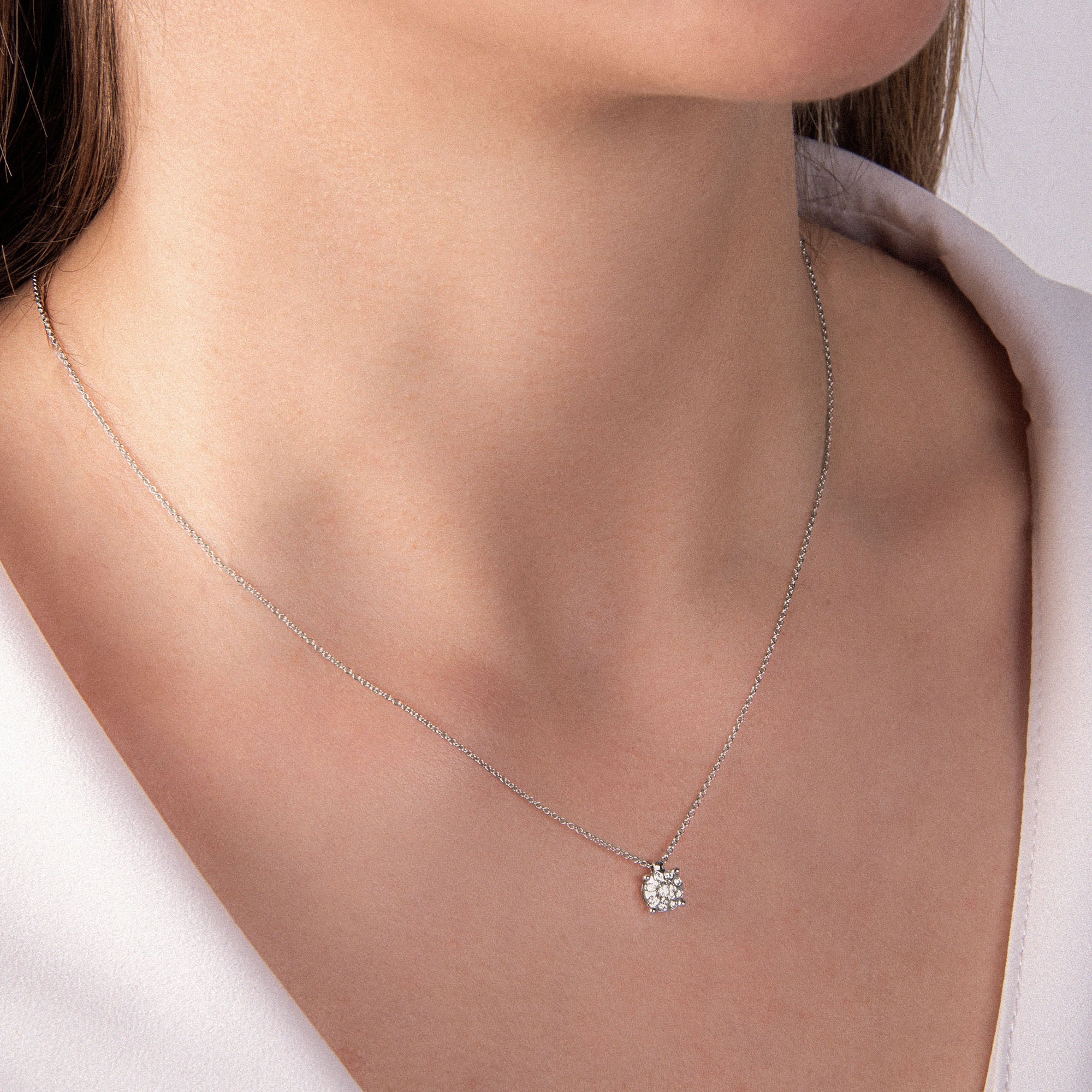 Girocollo Punto Luce Magic con Diamanti