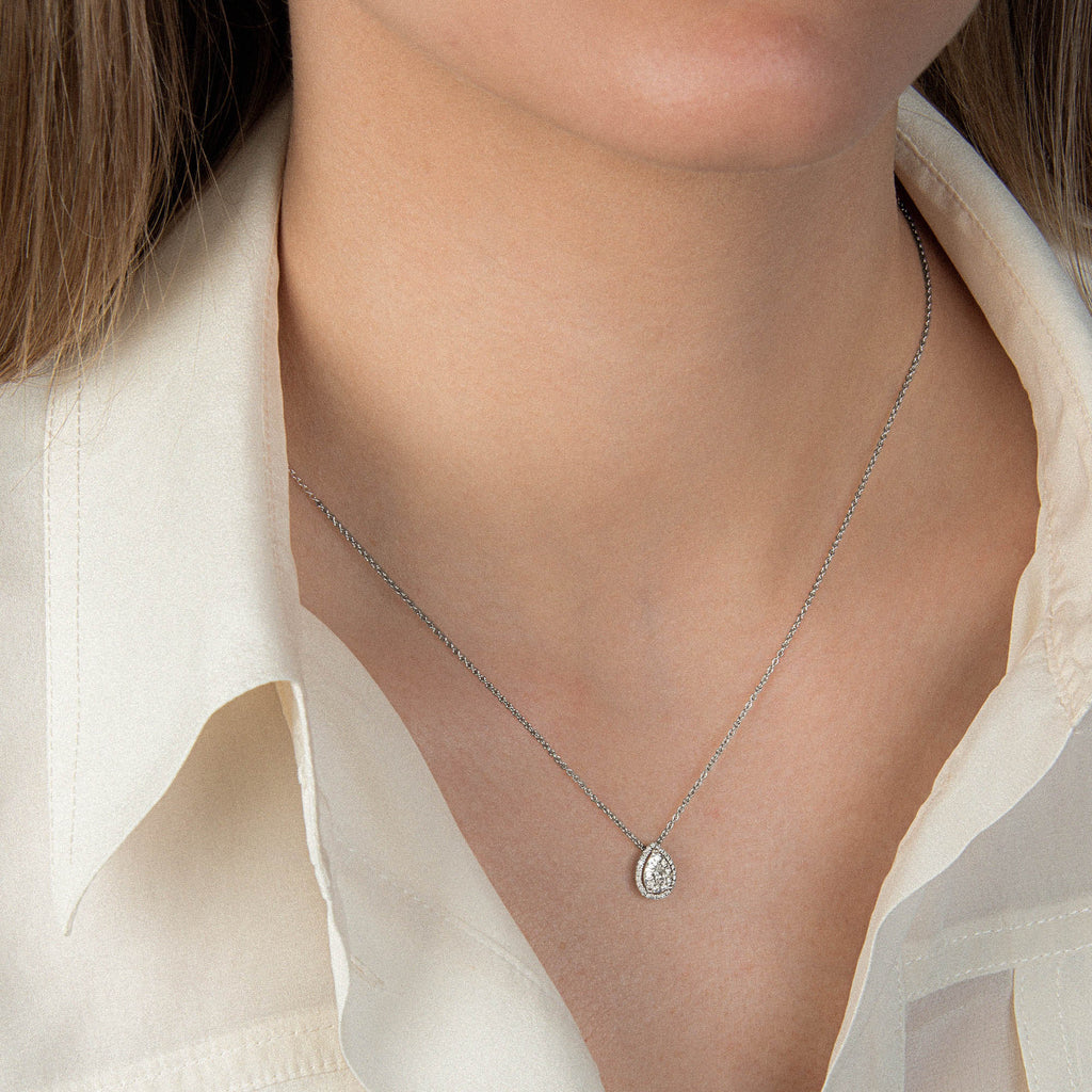 Girocollo Goccia in Diamanti