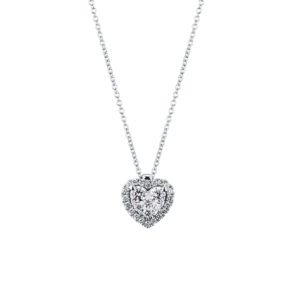 Girocollo Cuore con Diamanti