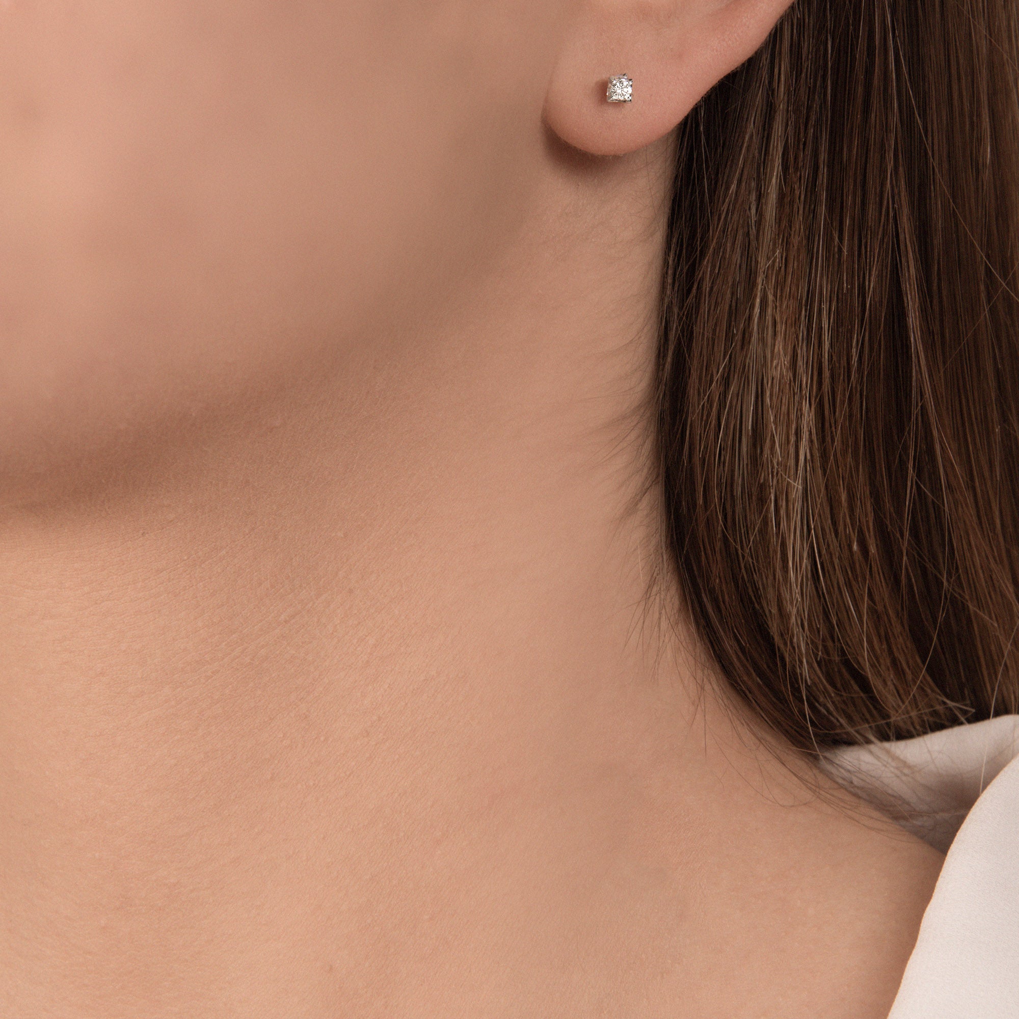 Orecchini Punto Luce con Diamanti