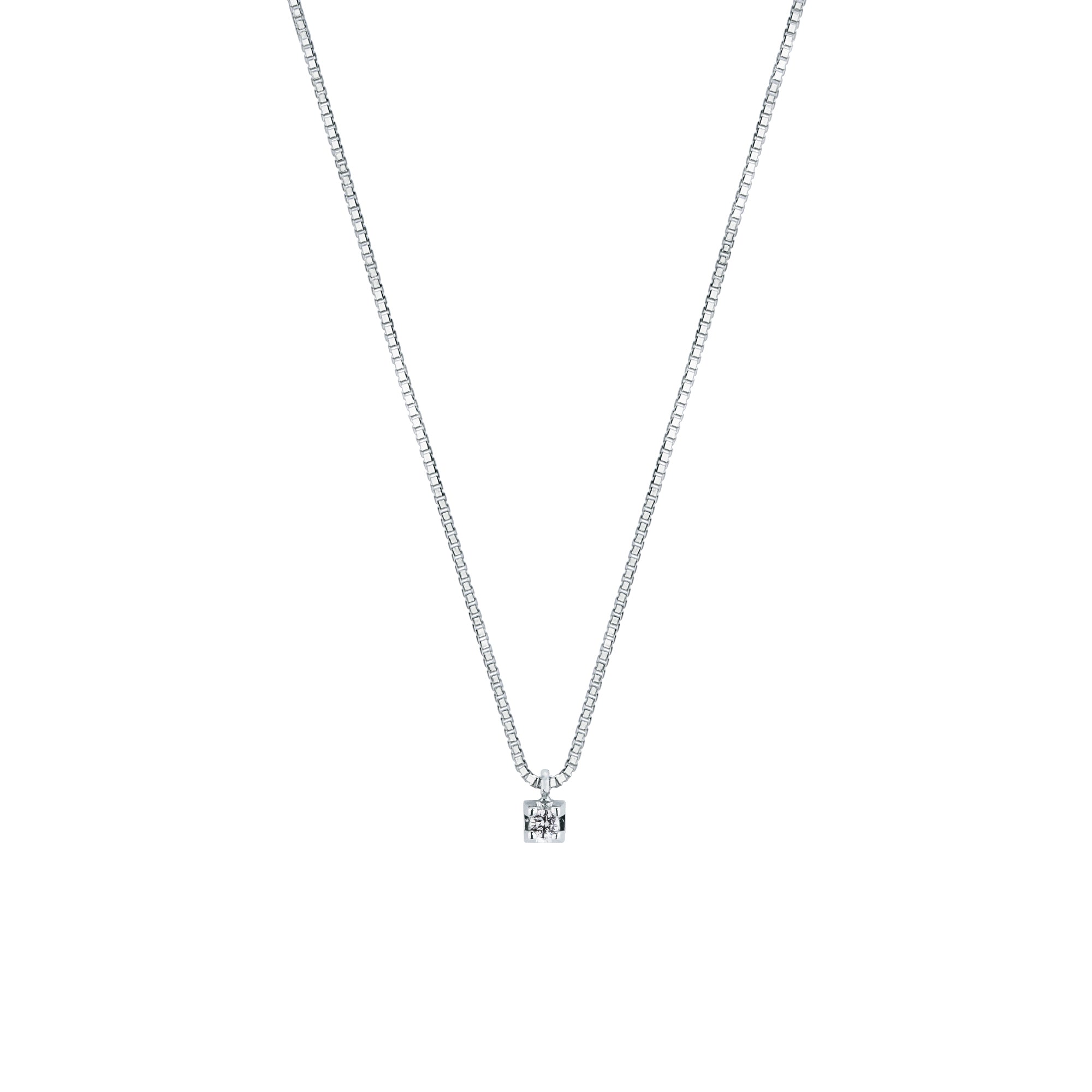 Girocollo Punto Luce con Diamanti