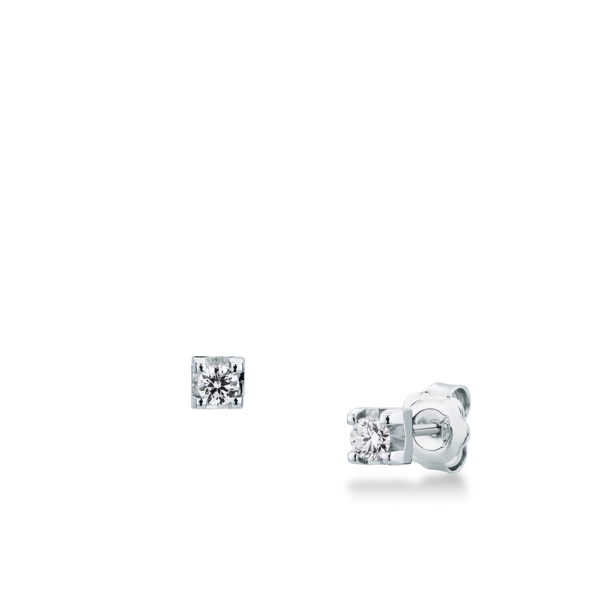 Orecchini Punto Luce con Diamanti
