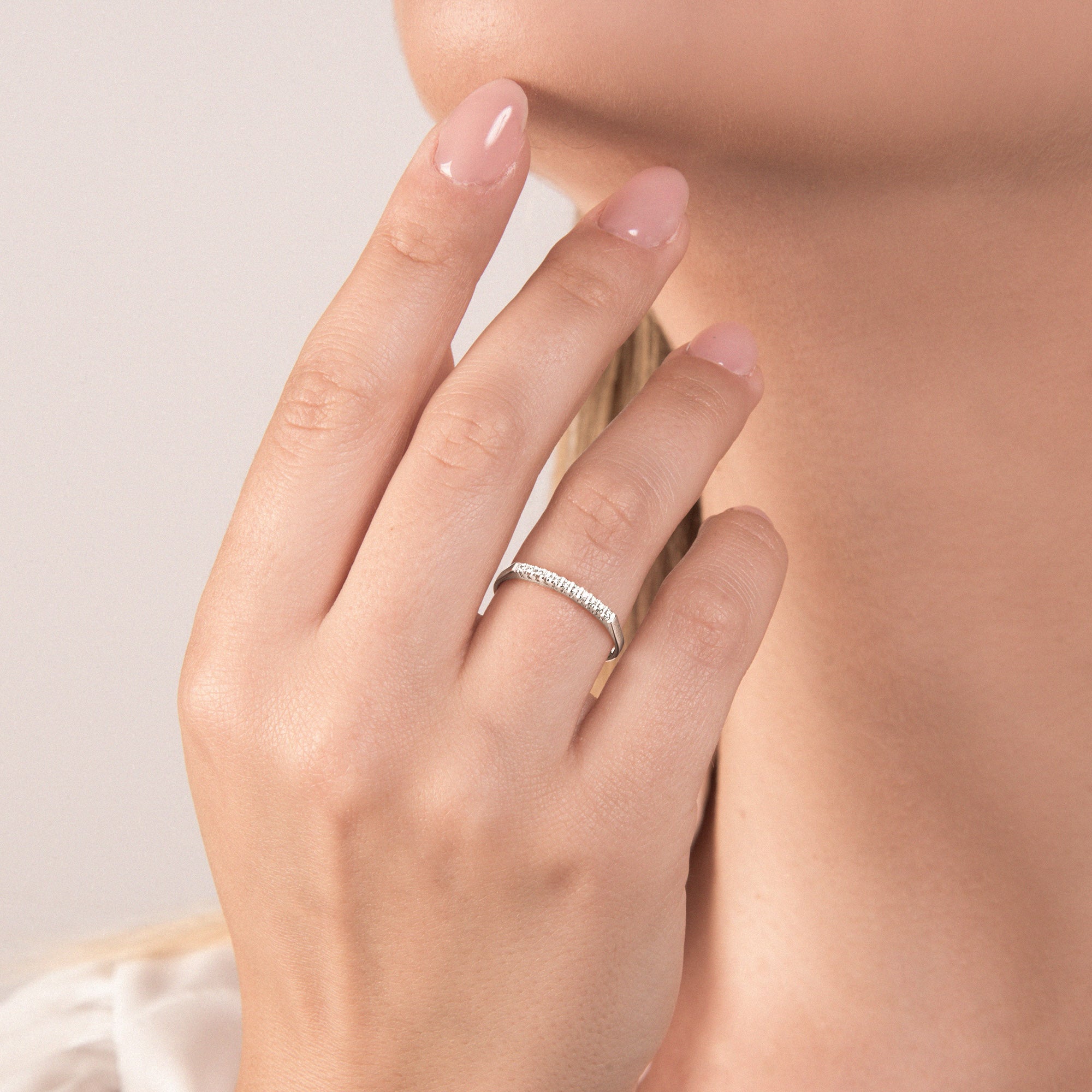 Anello Veretta Con Diamanti