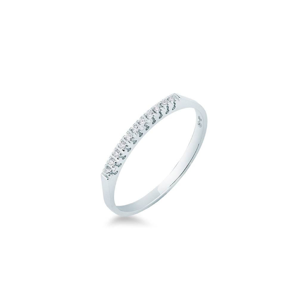 Anello Veretta Con Diamanti