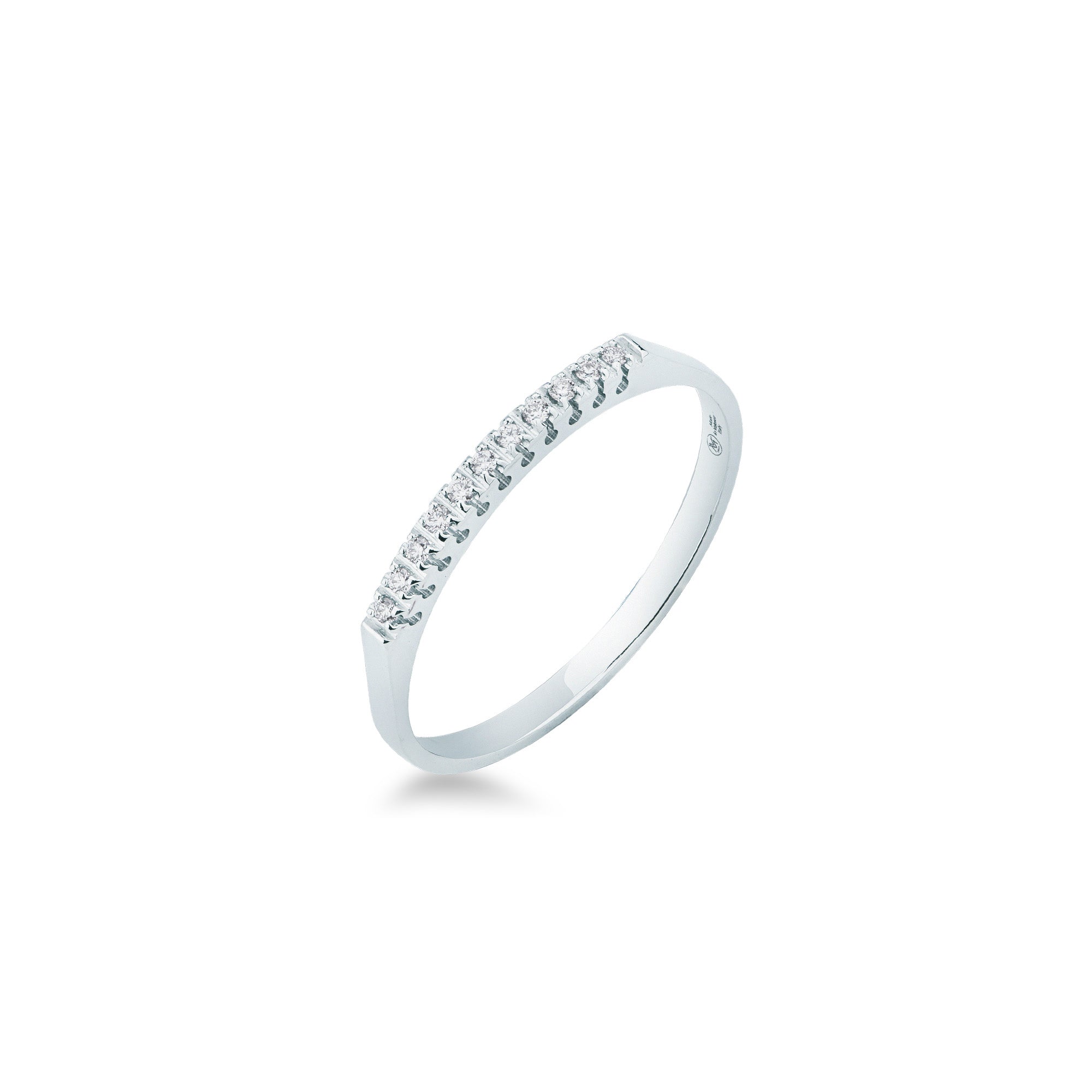 Anello Veretta Con Diamanti