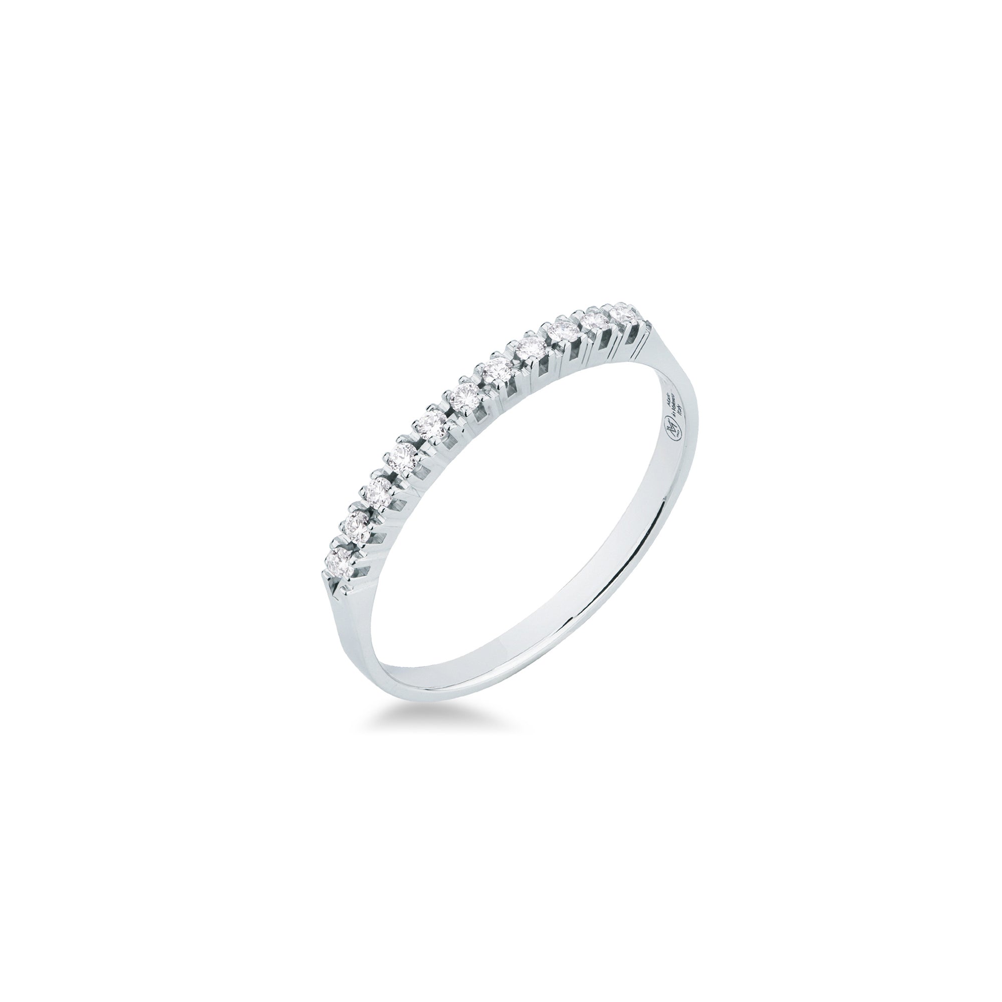 Anello Veretta Con Diamanti