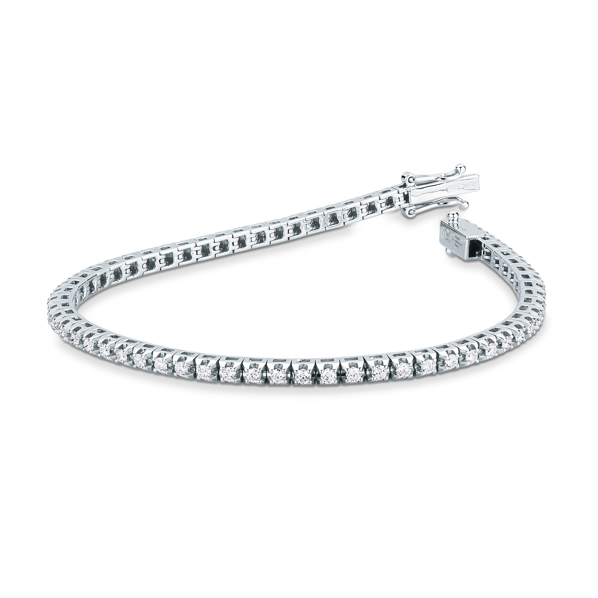 Bracciale Tennis con e Diamanti