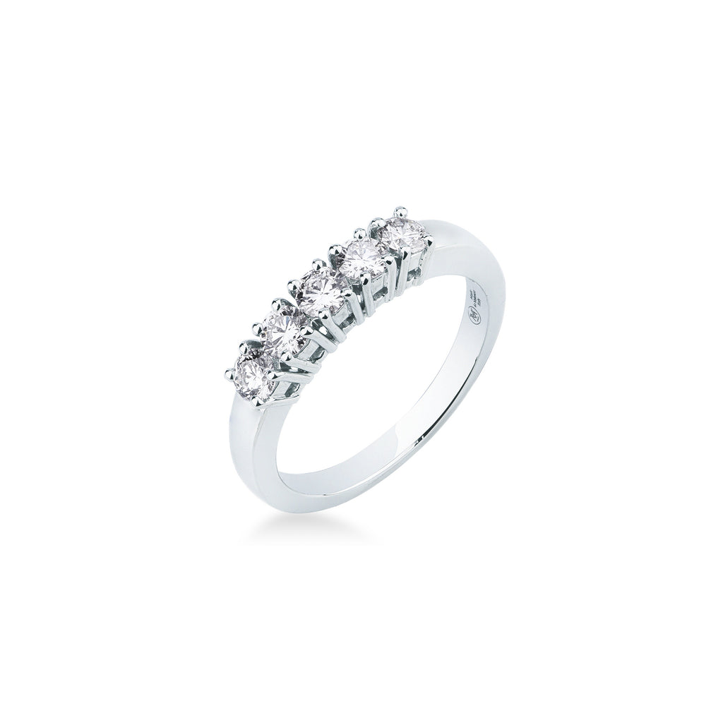 Anello Veretta Con Diamanti