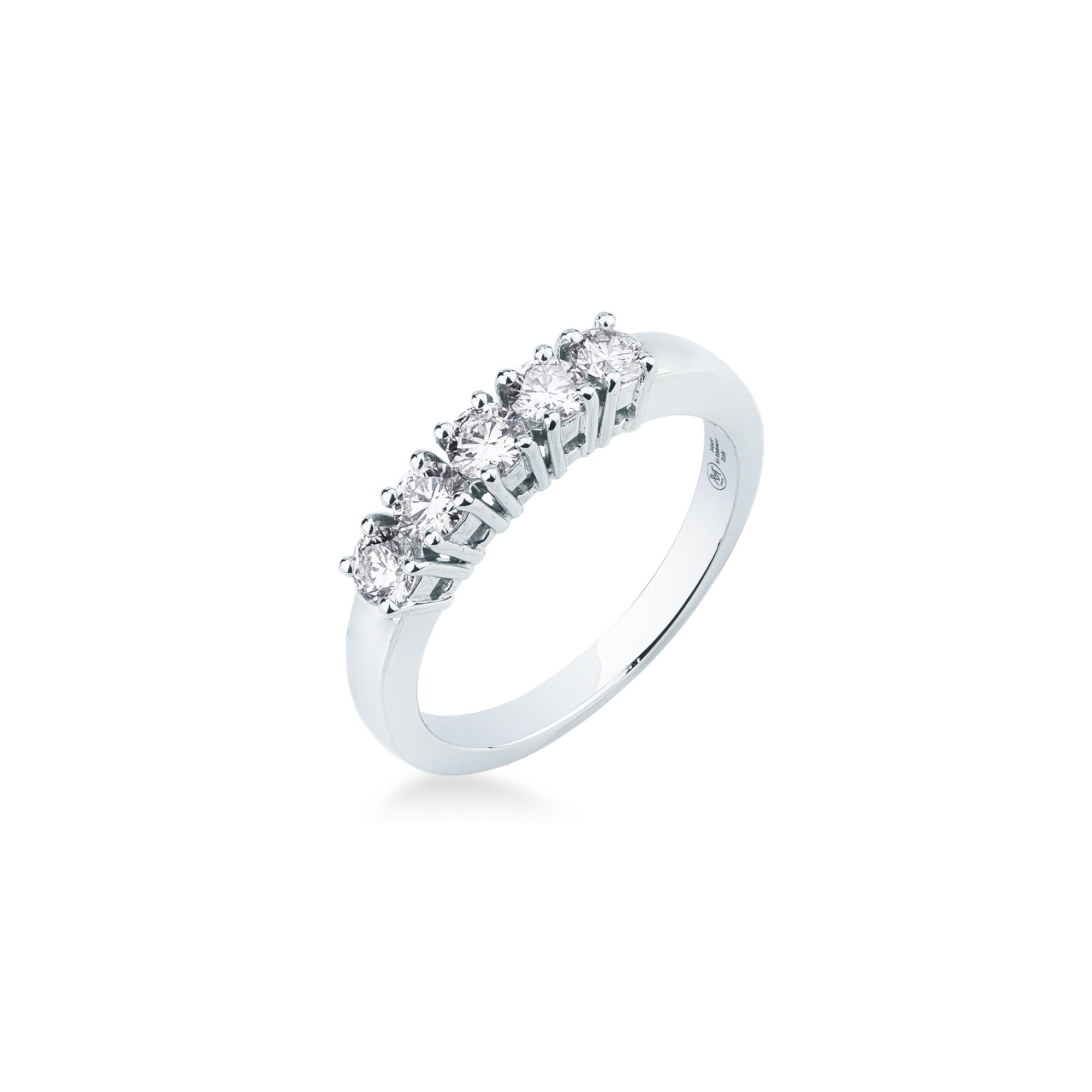 Anello Veretta Con Diamanti