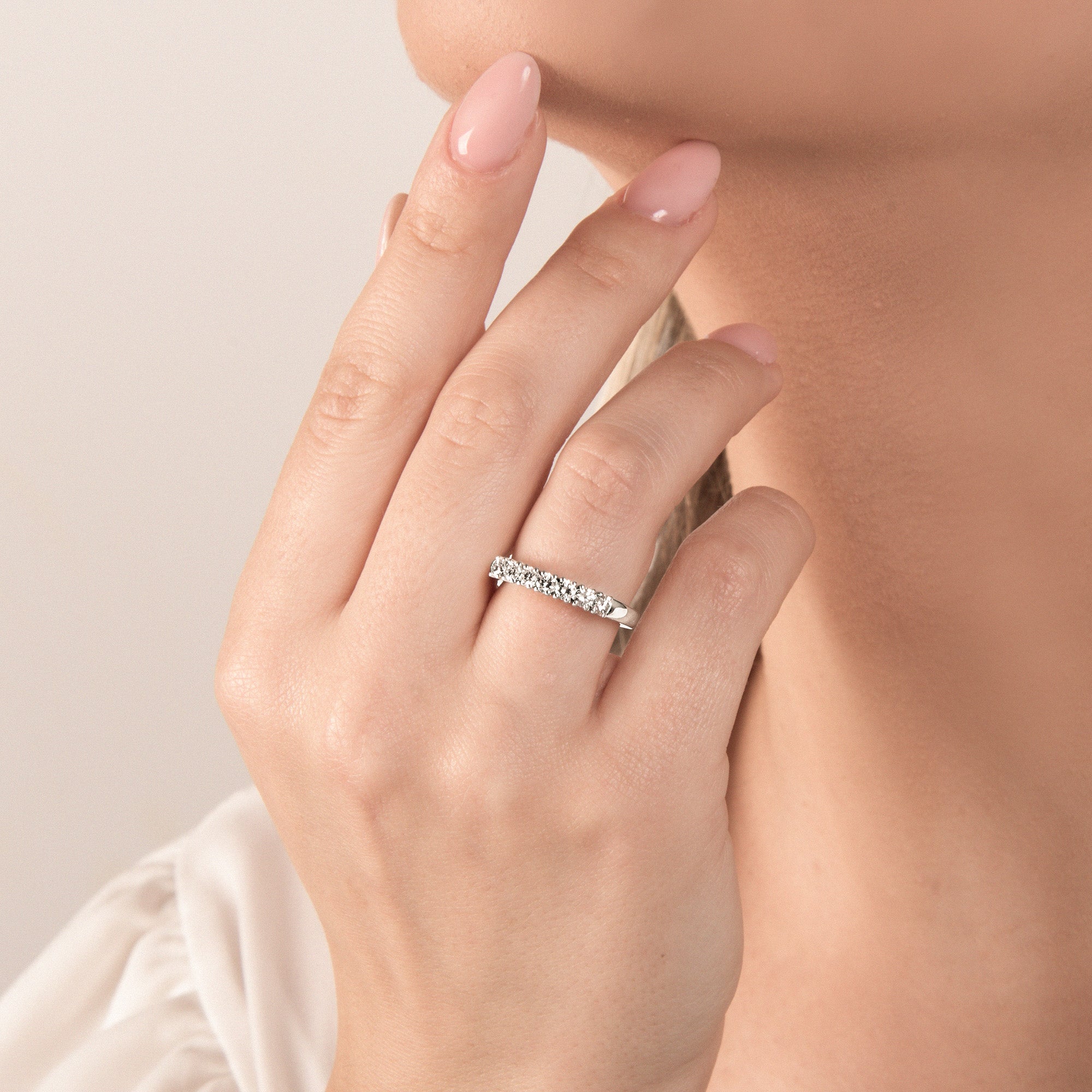 Anello Veretta Con Diamanti