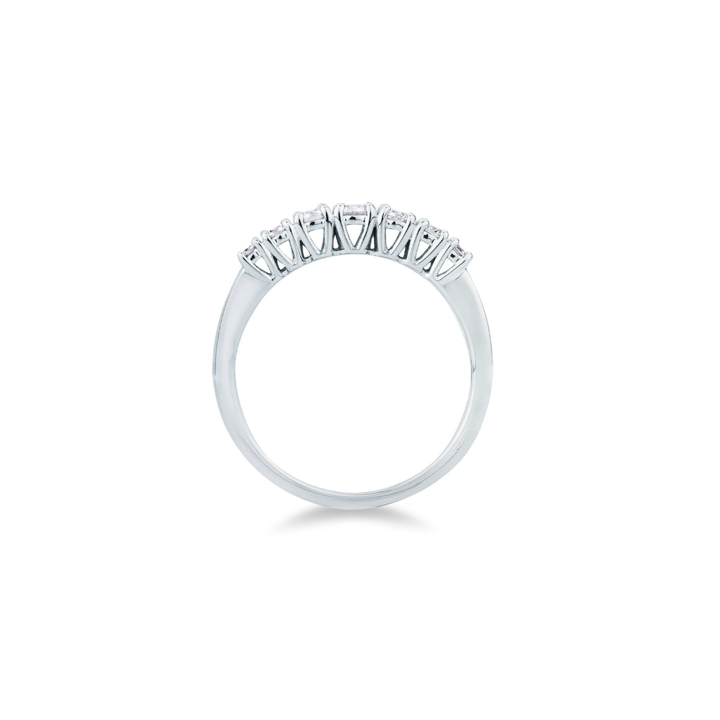 Anello Veretta Degradè Con Diamanti