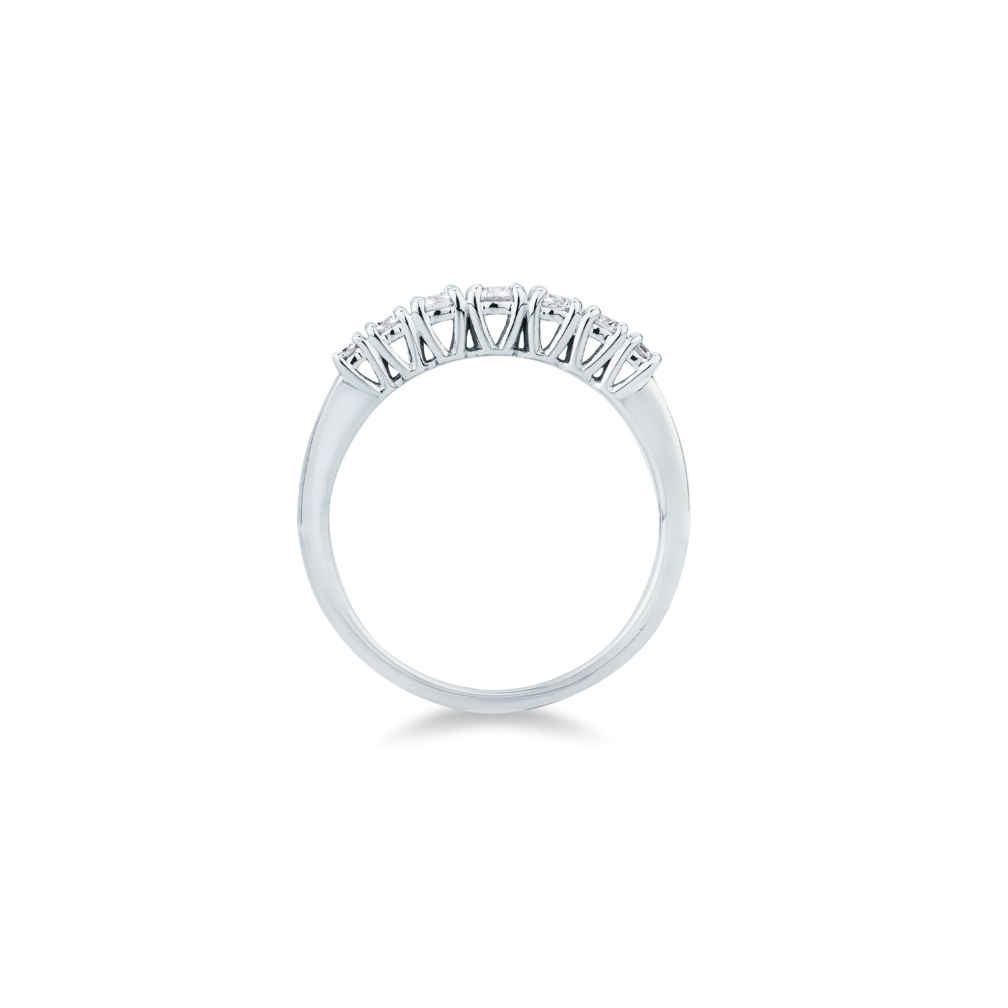 Anello Veretta Degradè Con Diamanti