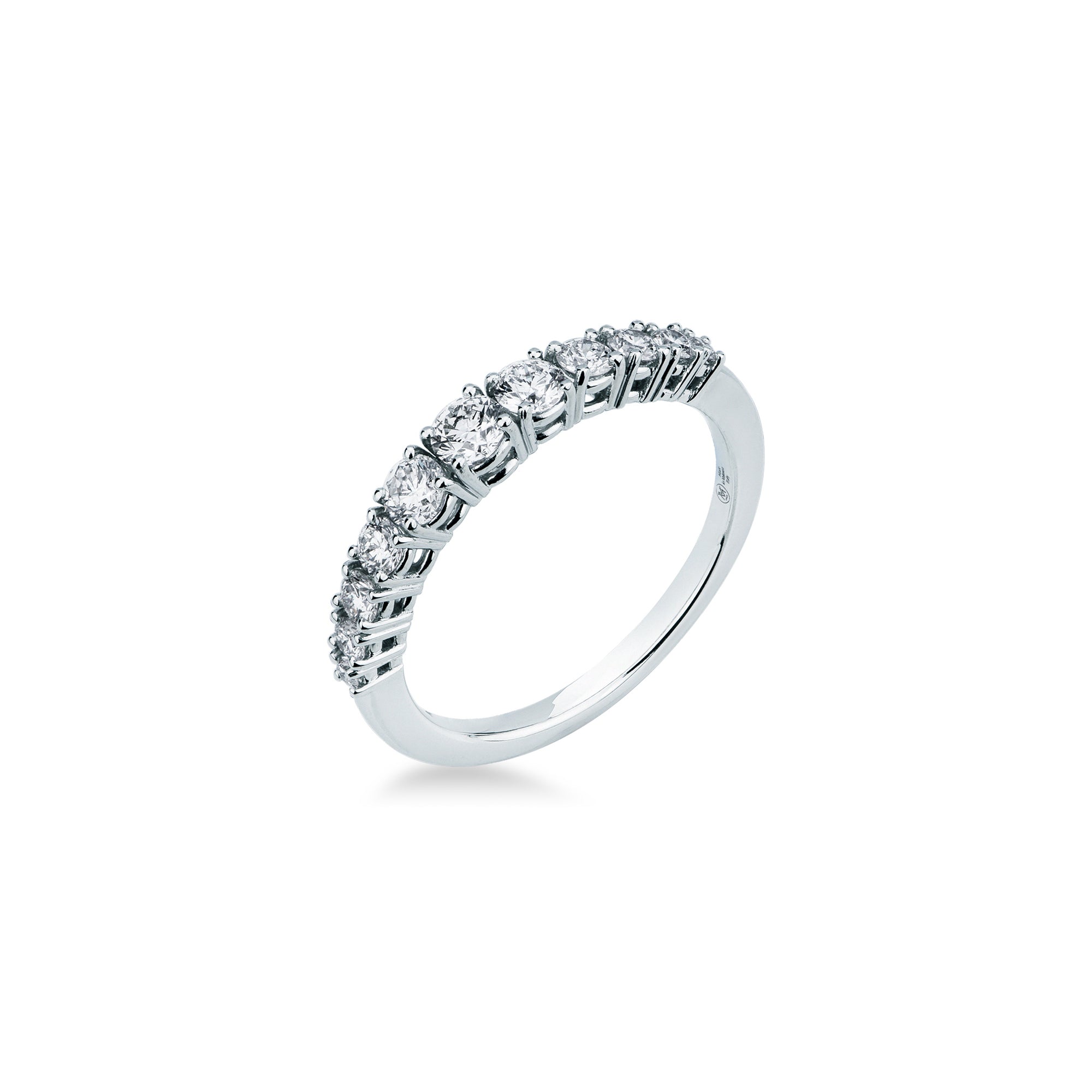 Anello Veretta Degradé Con Diamanti