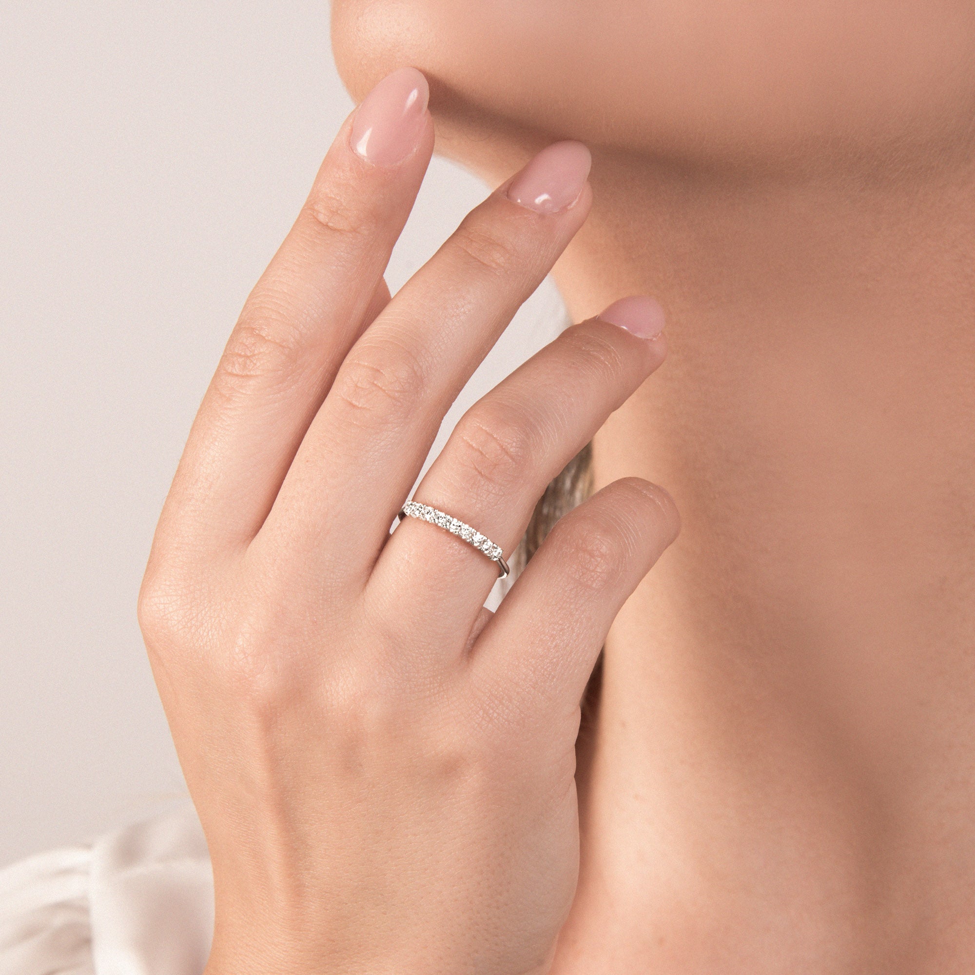 Anello Veretta Con Diamanti