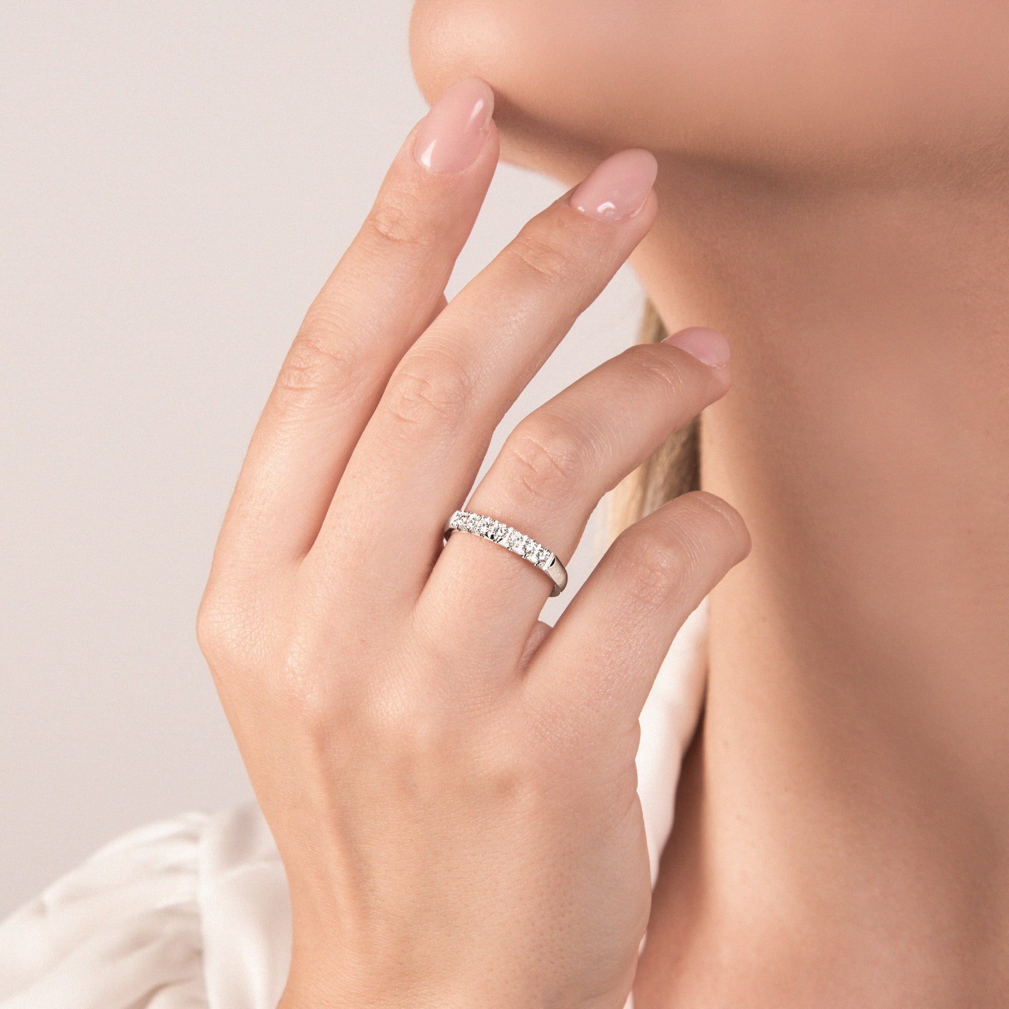 Anello Veretta Con Diamanti