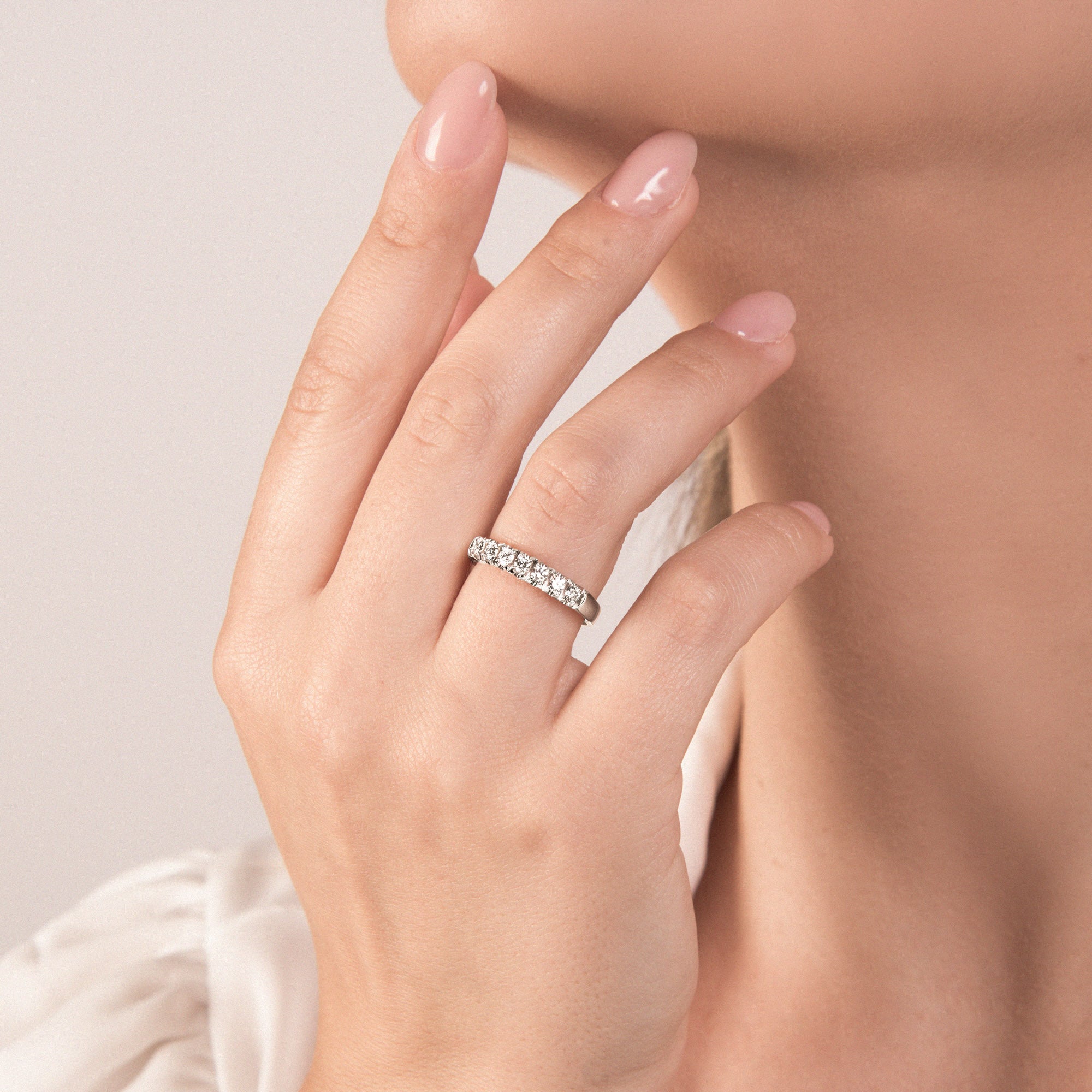 Anello Veretta Con Diamanti