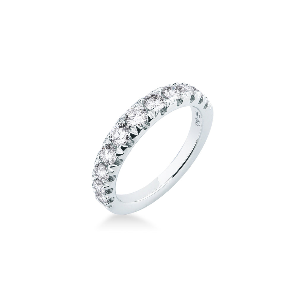 Anello Veretta Degradé Con Diamanti