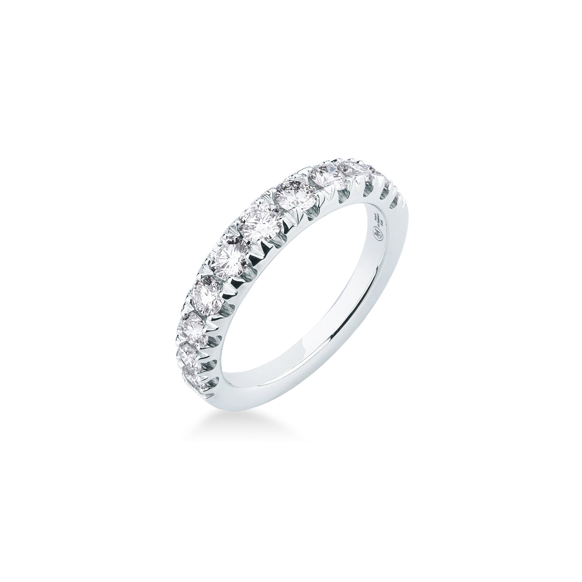 Anello Veretta Degradé Con Diamanti