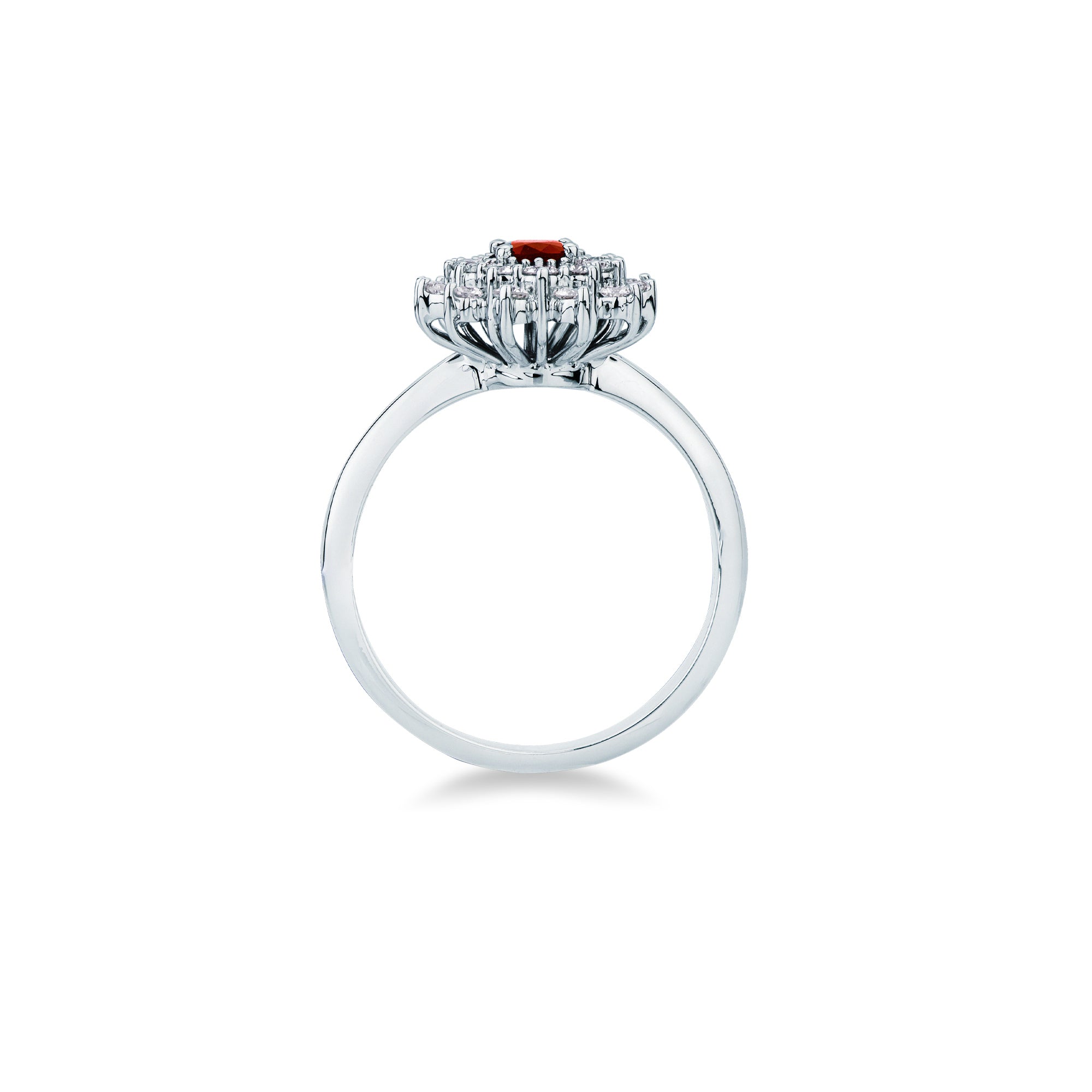 Anello con Rubino e Diamanti