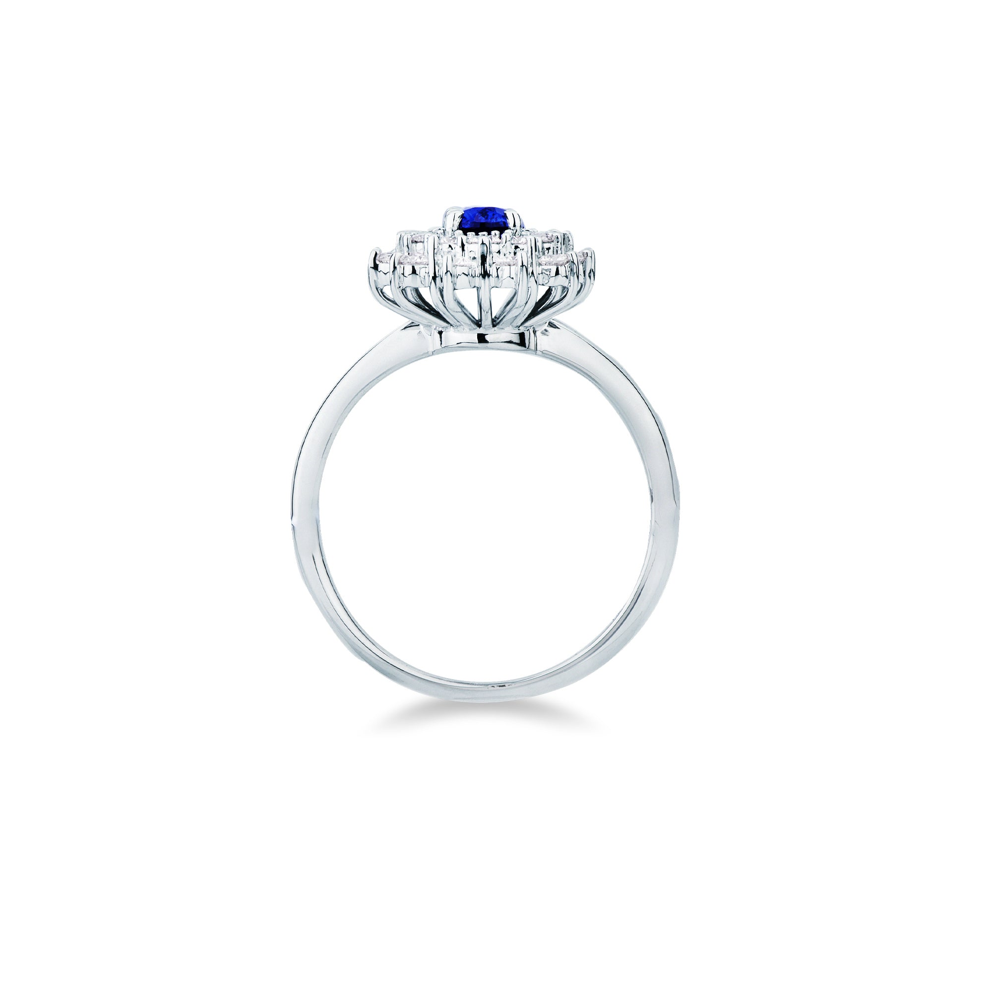 Anello con Zaffiro e Diamanti