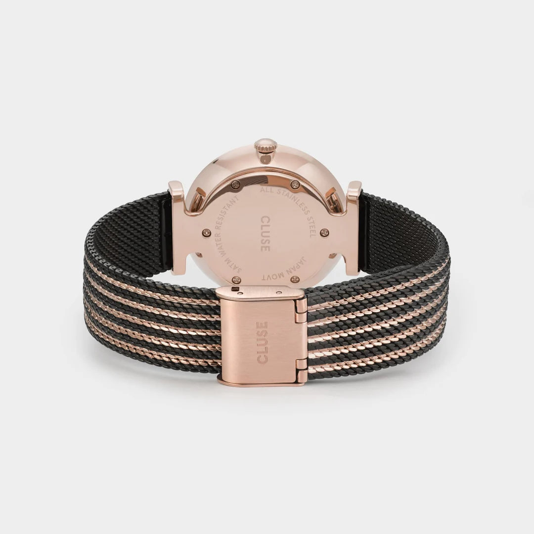 Triomphe Mesh Bicolour Rose Gold Black /Black