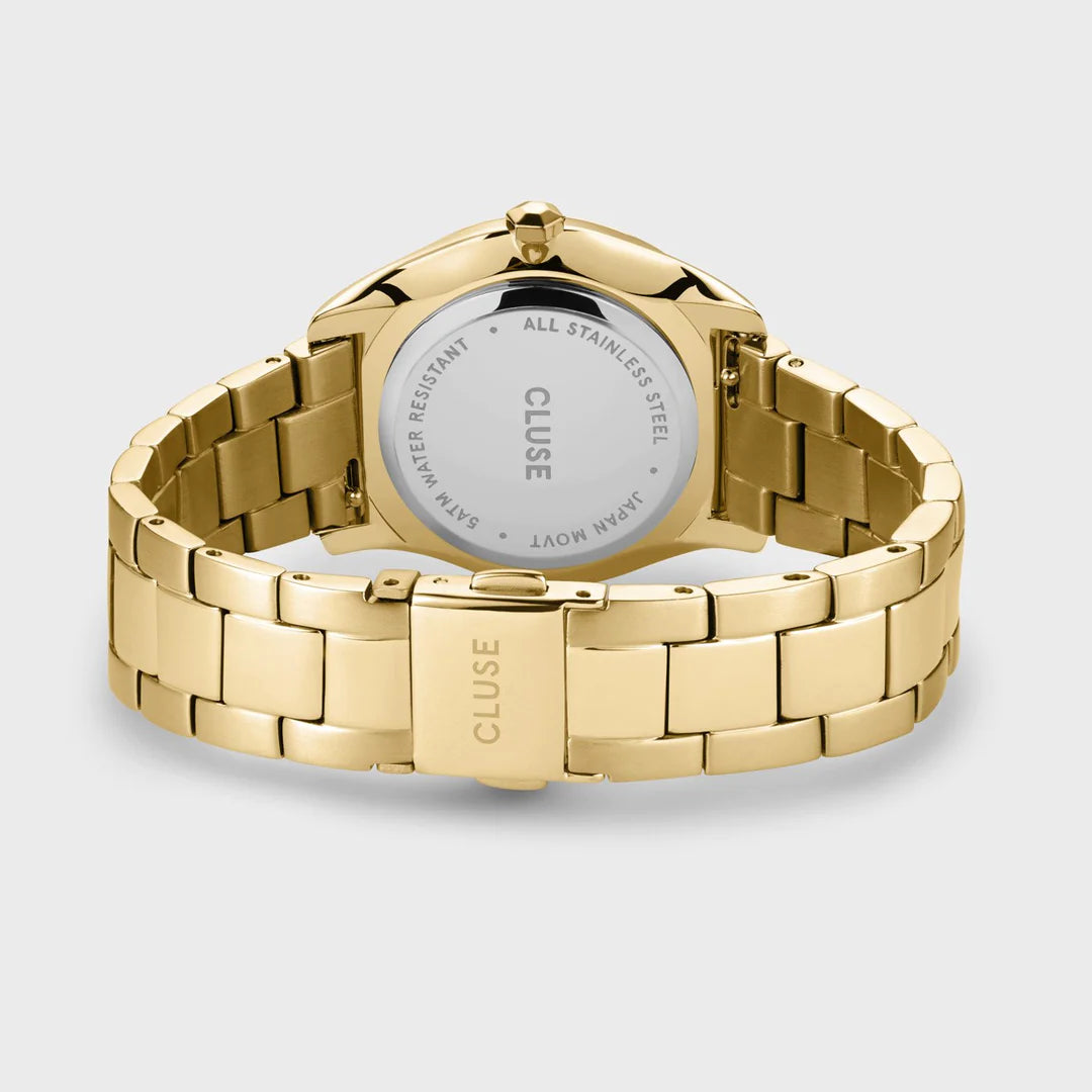 Féroce Petite Watch Steel Green, Gold Colour