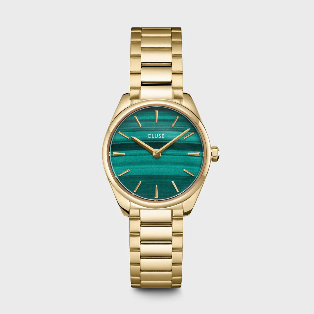 Féroce Mini Steel, Green, Gold Colour