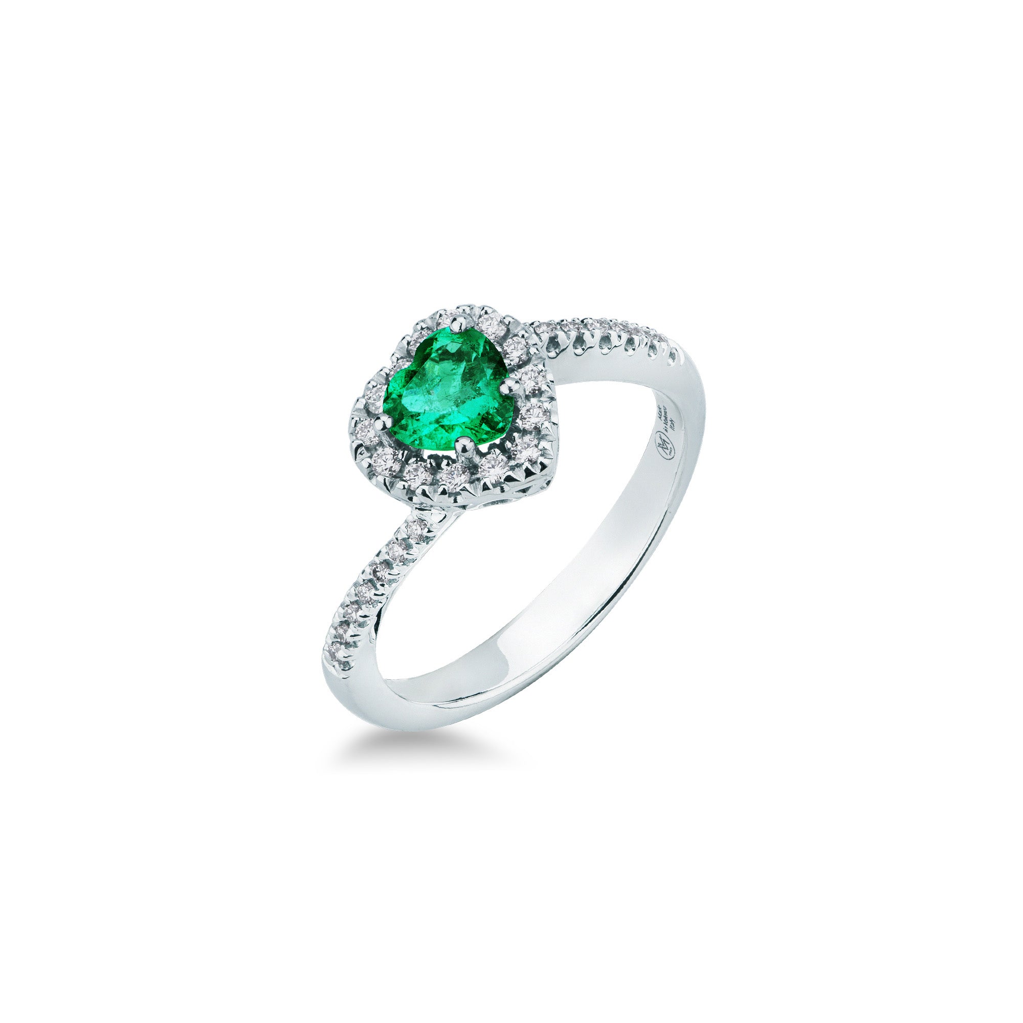 Anello con Smeraldo e Diamanti