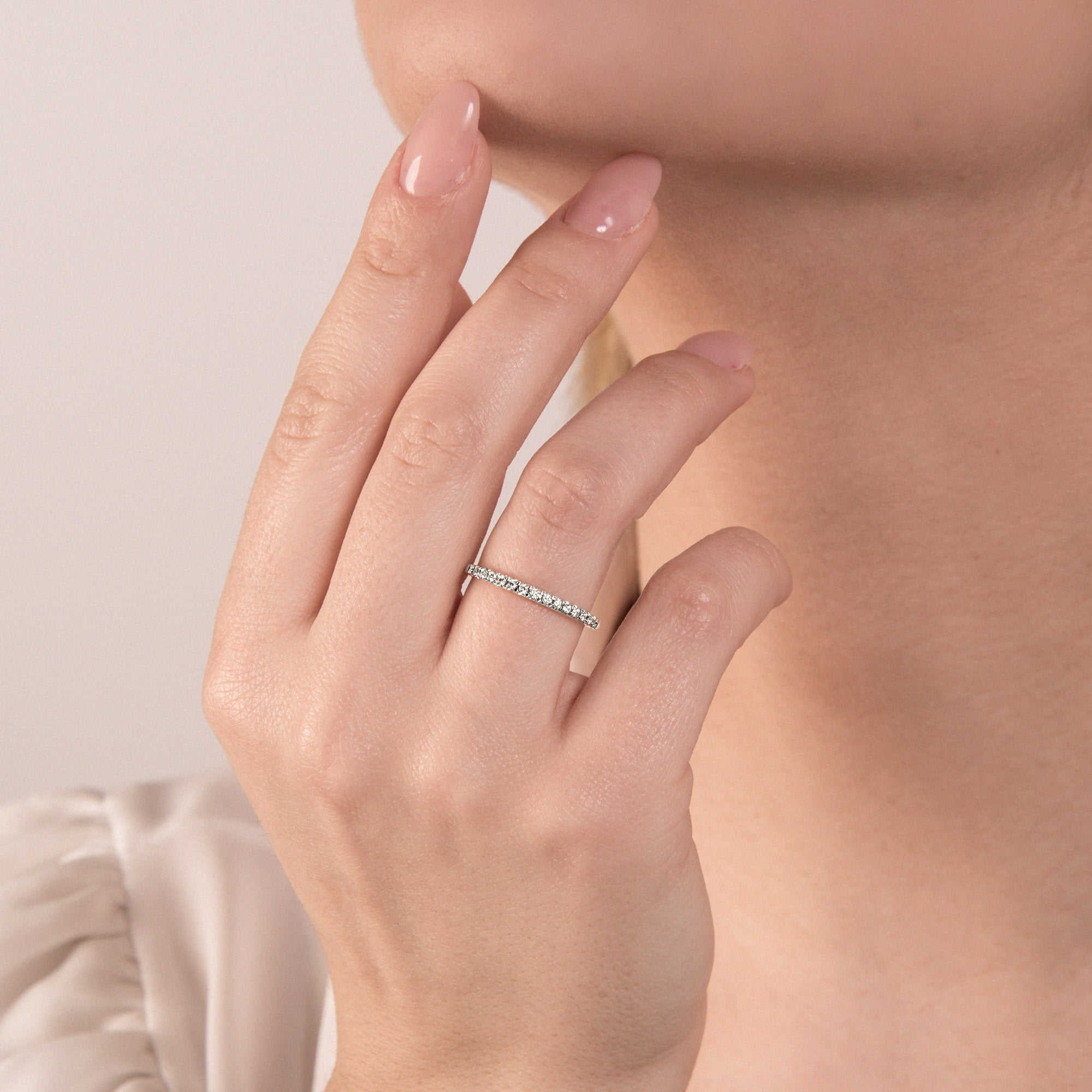 Anello Veretta Con Diamanti