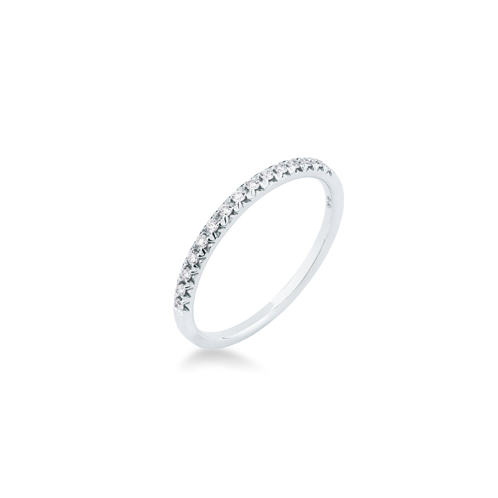 Anello Veretta Con Diamanti